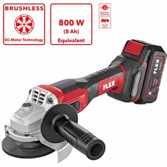 Aku úhlová bruska Flex L125 18.0-EC LD Set