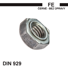 Navařovací matice DIN 929 Fe