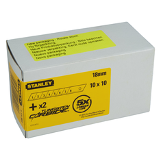 Náhradní čepel 18mm Stanley (1-11-301) celé balení 100 ks