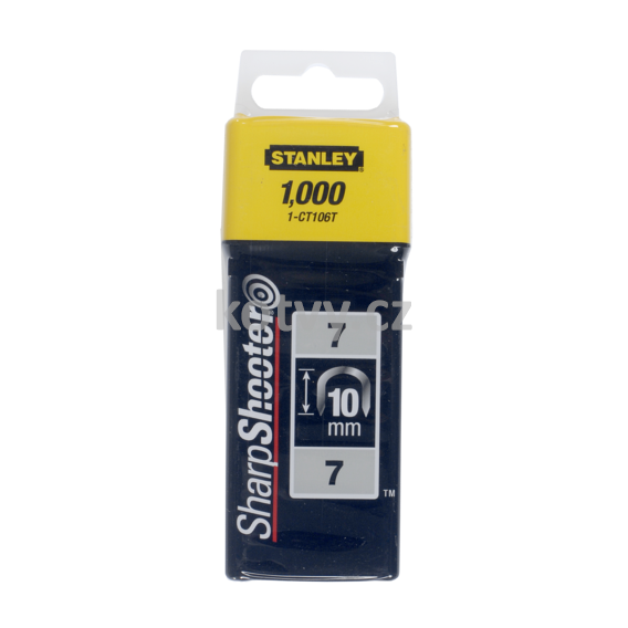 Spony kabelové 10mm 7CT100 1000 ks Stanley (1-CT106T)