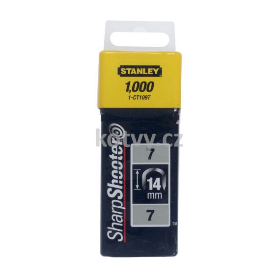 Spony kabelové 14mm 7CT100 1000 ks Stanley (1-CT109T)