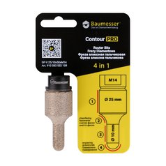 Fréza diamantová 25/10x50xM14 GF-V Contour PRO