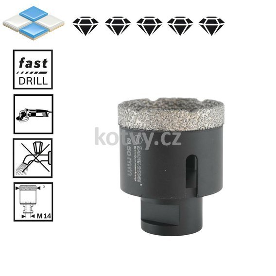 Diamantový vrták do dlažby