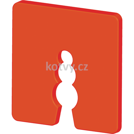 Distanční plastové podložky pod soklové lišty